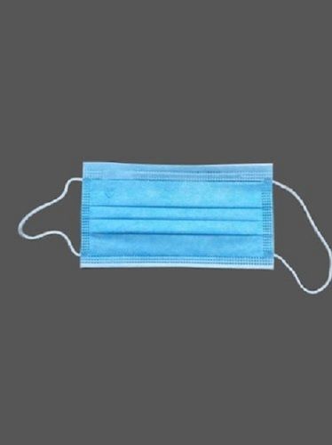 Blue Surgical Ear Loop Disposable Non Woven Face Mask, Comfortable To Wear