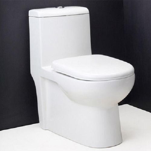 White Ceramic Hindware One Piece Closet For Home Easy To Installation And Maintain