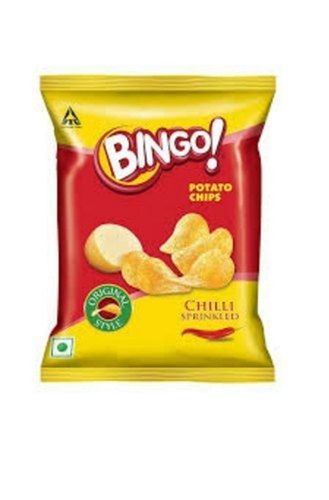 Hygienically Packed , Zesty Chilli Sprinkled Tasty And Spicy Bingo Potato Chips 