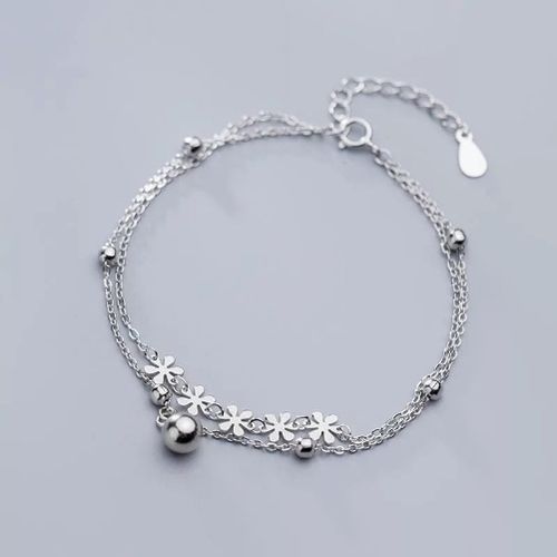 Automatic Ladies Designer Pure 925 Silver Jewelry Bracelet For Parties