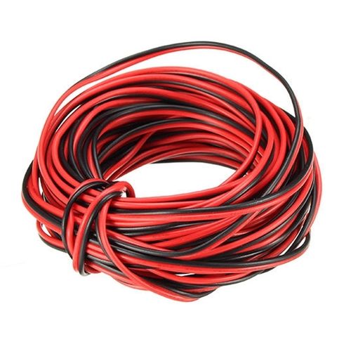 Long Lasting Durable Red And Black Fire-resistant Pvc Copper Electric Wire For Construction