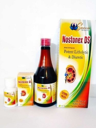 Nostonex Ds Potent Litholytic And Diuretic Syrup Age Group: Suitable For All Ages