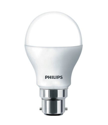 Philips White Ceramic Led Bulb And Power 7Watt, Related Voltage 120 V Round Shape, Ip 54 Input Voltage: 3 Volt (V)