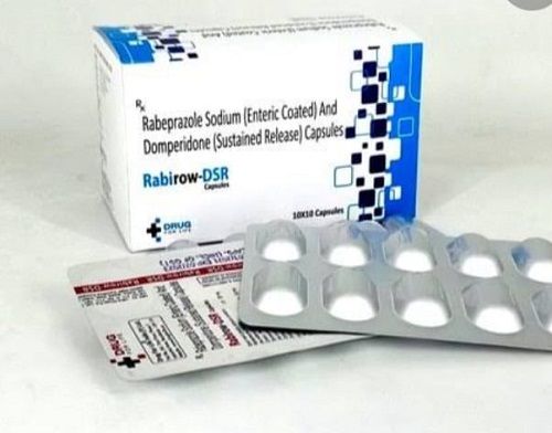 Rabirow Dsr Rabeprazole Sodium Enteric Coated And Domperidone Sustained Release Capsules