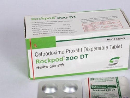 Rockpod Cefpodoxime - 200 Dt Tablets, 10 X 10 Tab