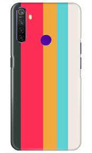 Durable Silicone Mobile Cover - 4-6 Inch Size, Multicolor Design with Raised Lip Protection