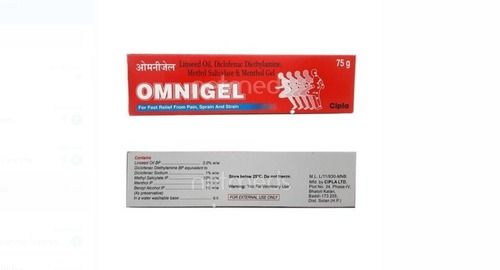 20 Gram Methyl Salicylate Omnigel Used For Body Pain And Leg Pain Ingredients: Plant Extract