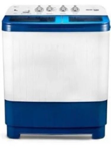 Top Loading 8 Kg Voltas White And Blue Semi Automatic Washing Machine