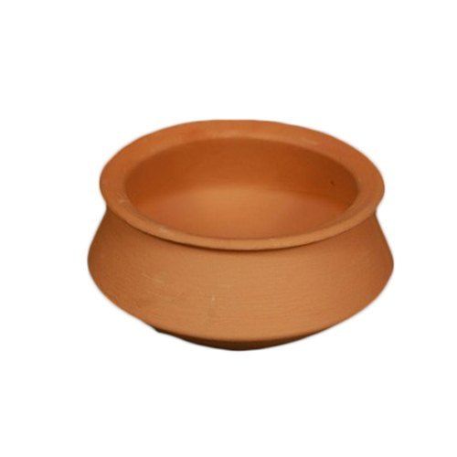 Brown Color Clay Pot With Round Shape And Eco Friendly, Polished Finish