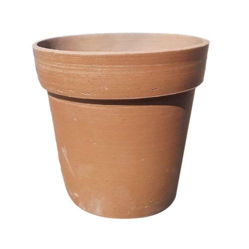 Brown Color Garden Clay Flower Pot For Indoor Garden With Eco Friendly
