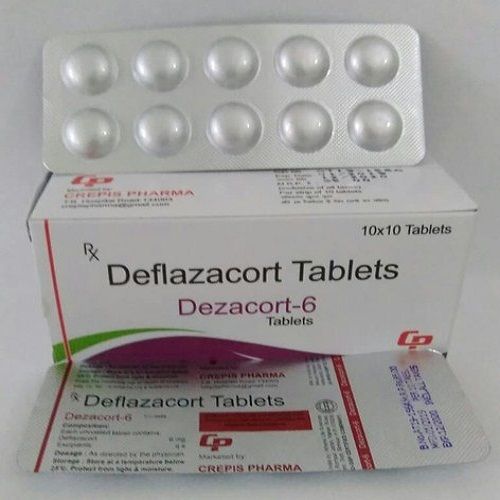 Dezacort - 6, Deflazacort Tablets 10 X 10 Pack