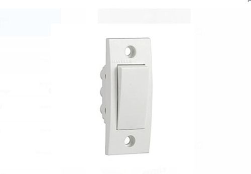 Plastic Good Quality Schneider Electric One Way Switch For Home Use, Size 1 Module White 