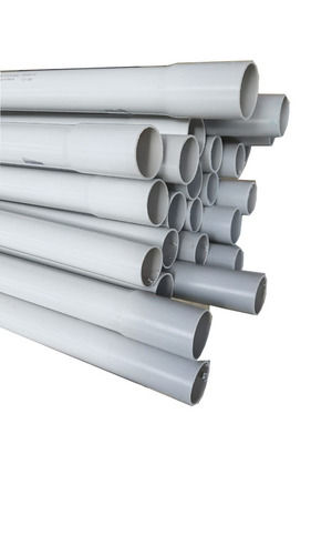 Grey Color Leak-Resistant Round High-Pressure Heavy-Duty Pvc Plumbing Pipe Application: Construction