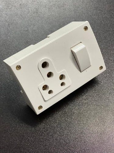 Heat Resistance Single Socket White Pvc Electrical Switch Boards For Domestic And Industrial Warranty: No