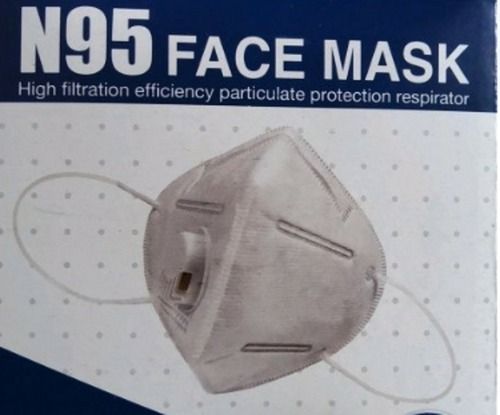 N95 Face Mask High Filtration Efficiency Particulate Protection Respirator Comfortable Gender: Male