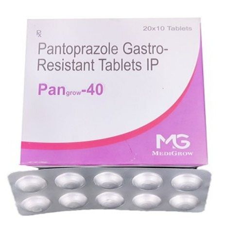 Pangrow 40 Pantoprazole Gastro-Resistant Tablet