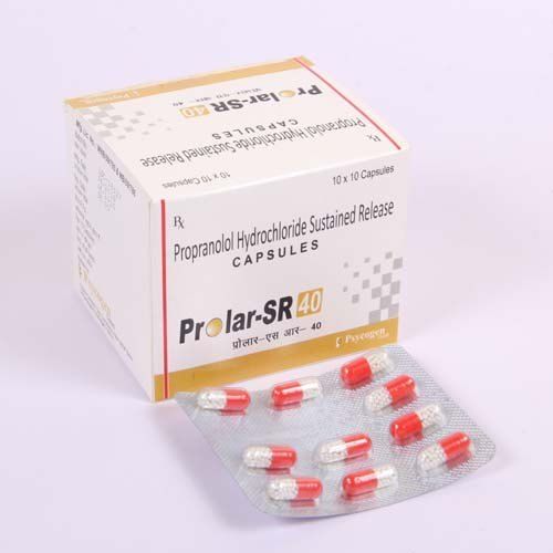 Prolarm Sr Propranolol Hydrochloride Sustained Release Capsules, 10x10 Pack