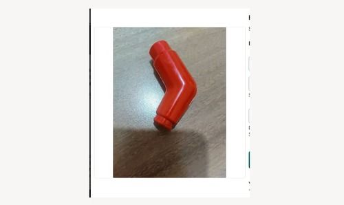 Red Spark Plug Cap And Plastic Body , Round Shape For Splendor Bikes 