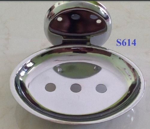 100 Percent Premium Quality Stainless Steel Oval Soap Dish 304 Aisi Soap Holder Size: 5Inch