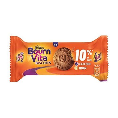 100 Percent Fresh And Pure Cadbury Bournvita Biscuits Cookies With Pro Health Fat Content (%): 1% Grams (G)