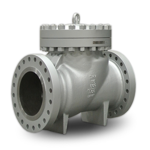 2 Ways Butt Weld Piston Check Valve - Color: Grey