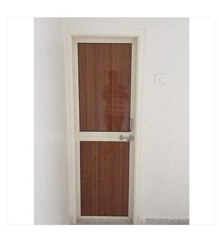 8X3 Feet 5 Mm Brown Modular Aluminum Material Door Strong And Long Lifespan Application: Interior