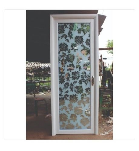 Aluminium Material Rectangle Shape Bathroom Door Strong And Long Lifespan