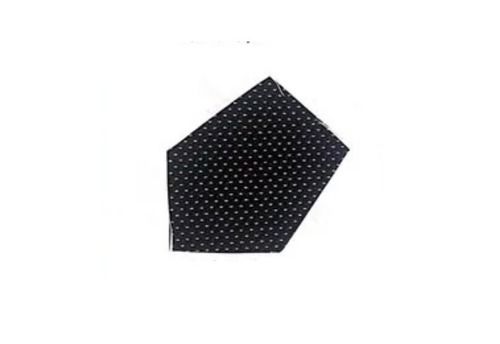 Black With Polka Dots Necktie Fabric, Material Polyester And Width 68 Inch  Length: 100 Millimeter (Mm)