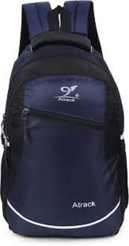 Recyclable Elegant Look Adjustable Shoulder Strap And Easy To Carry Blue And Black School Bags