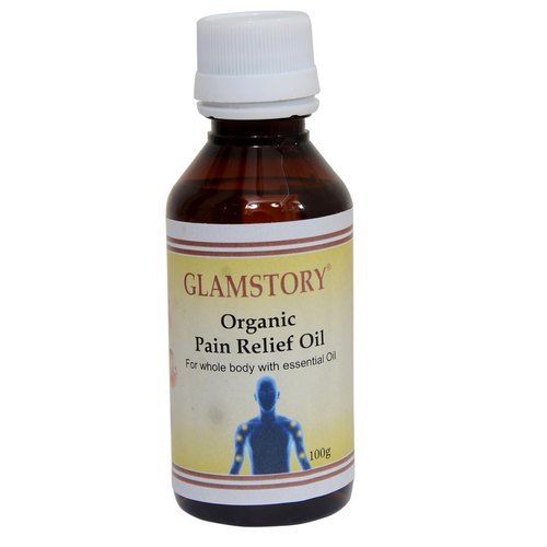 Glamstory Organic Pain Relief Oil 100gram Pack for Whole Body With Essential Oil