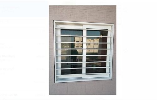 Hinged White 100 Percent Aluminum Window Frame White Color Strong And Durable Weight: 10  Kilograms (Kg)