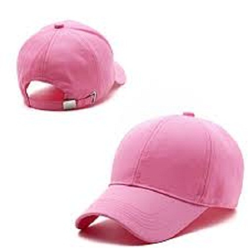 Lightweight And Comfortable To Wear Versatile Cotton Polyester Pink Casual Cap