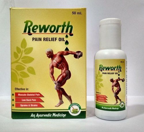 Made with Natural Ingredients and Essential Oils Reworth Pain Relief Oil 50ml Pack