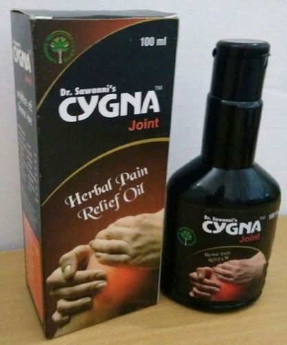 Made with Natural Ingredients, Easy and Safe to Use Cygna Herbal Pain Relief Oil 100ml Pack