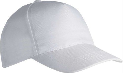 Skin Friendliness Lightweight Versatile Cotton Polyester White Casual Cap Age Group: 18-25