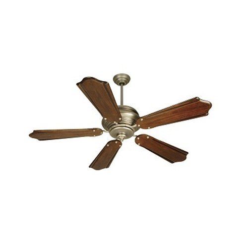 Brown Stainless Steel Body Five Blade Ceiling Fan With 220 To 230 Voltage