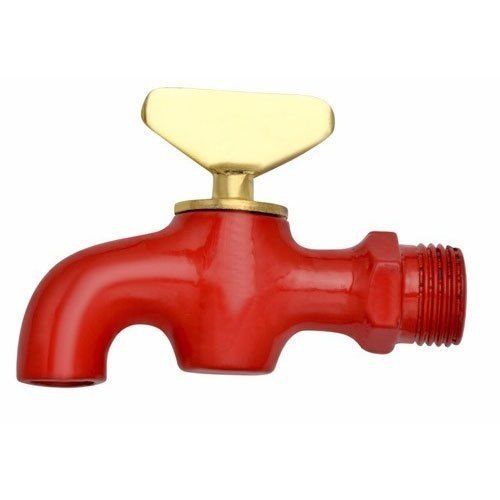 Iron Wall Mounted Generic Plated Red Brass Water Tap For Bathroom And Kitchen