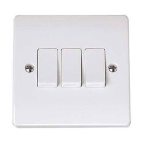 White Pvc Electrical Switch Boards Durable And Easy To Uses