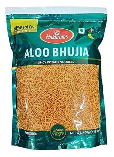 100 Percent Fresh And Pure Haldiram'S Namkeen Aloo Bhujia Pack Of 440 Gram Grade: Food