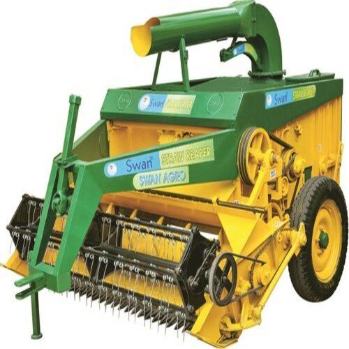 Yellow 410 Rpm,1880 Kg,Grain Tank 50 Kg Ms Straw Reaper