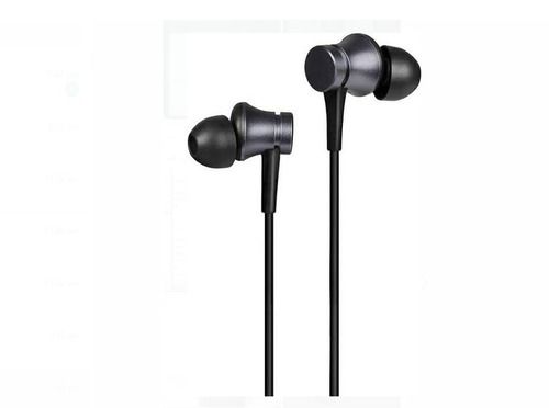 Black Wired Earphone With 14Ohm Impedance With All Type Mobile Body Material: Rubber