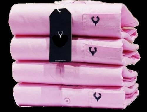 100 प्रतिशत कॉटन पिंक (गुलाबी) प्लेन शर्ट आरामदायक और धोने योग्य फुल स्लीव आयु समूह: 18-45 वर्ष