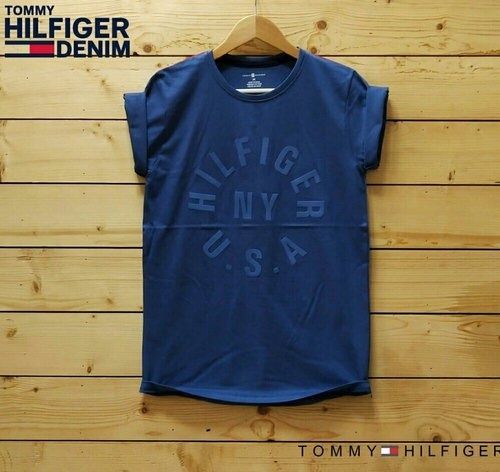 Good Quality Tommy Hilfiger Graphic Print Comfortable Cotton T Shirt For Men  Age Group: 18-45 Years