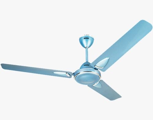 Light Blue Usha Ceiling Fan And Power 50 Watt Related Voltage 220 V, Speed 400 Rpm Blade Diameter: 12 Millimeter (Mm)