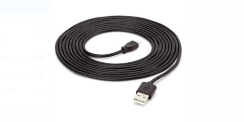 Long Lasting 10 Ft Extra Long Usb Connector Cable For Mobile Charging Use Body Material: Plastic And Rubber