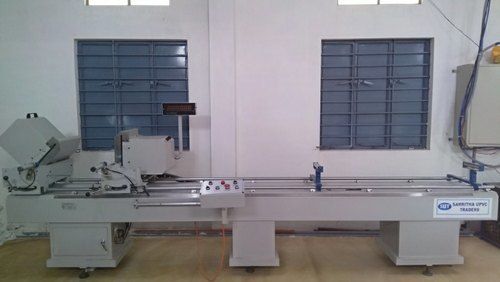 Mild Steel Automatic Upvc Window Making Machine For Industrial With White Finish