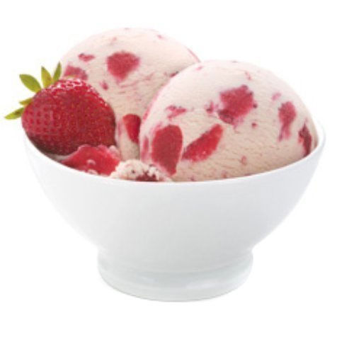 Plain Creamy Ice Cream With Stawberry Flavor And 1 Day Shelf Life And Delicious Taste
