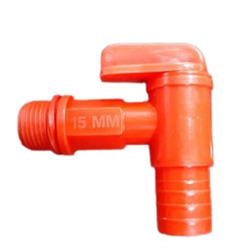 15 MM Threaded Male End Connection PVC Water T Cock For Water