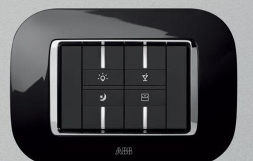 प्लास्टिक सामग्री के साथ ब्लैक कलर एबीबी ऑटोमेशन स्विच और 15 एम्प्स अधिकतम वर्तमान परिचालन तापमान: 50/55I? C. सेल्सियस (Oc)