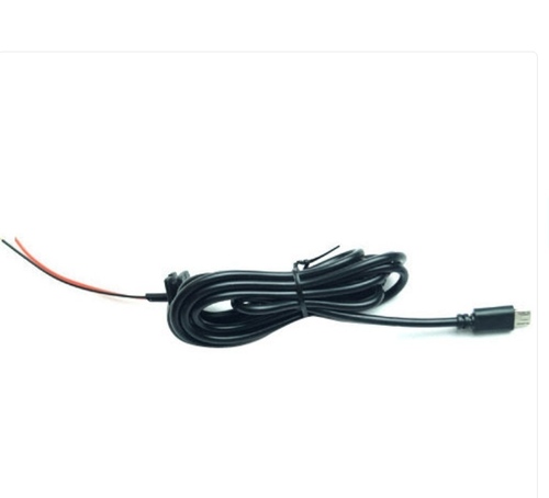 Black Color Micro USB Cable Cord Wire Compatible For Mobile Charging - Plastic Material, Compact Design, 480 Mbps Data Transfer Speed, Travel-Friendly